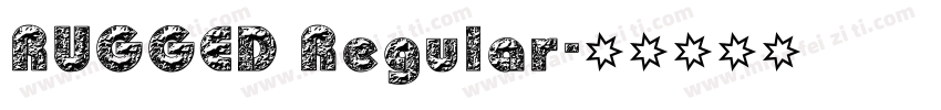 RUGGED Regular字体转换